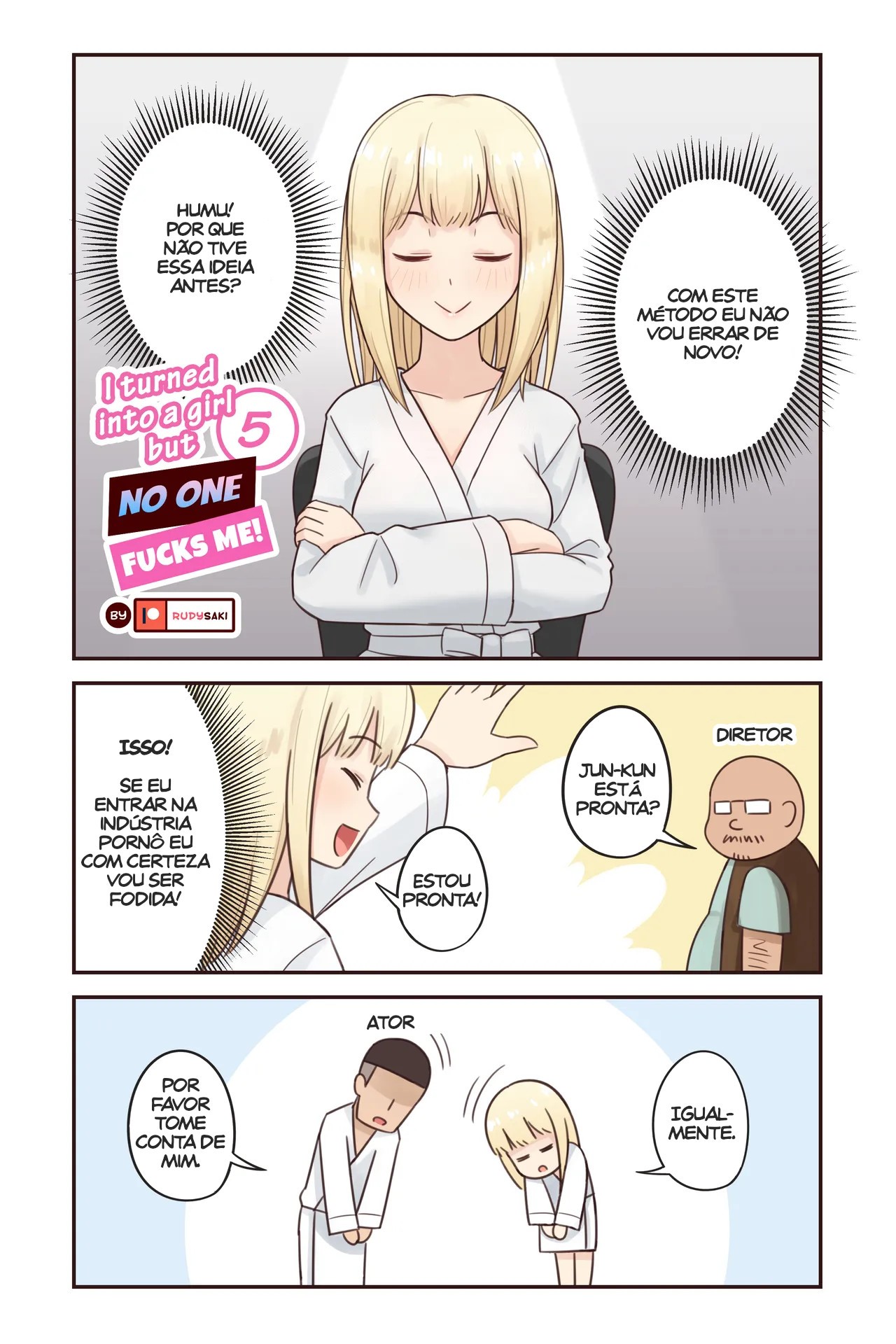 I Turned Into a Girl But NO ONE Fucks Me! Hentai pt-br 37