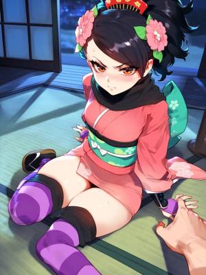 Momohime Captured Hentai pt-br 03