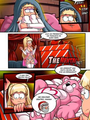 New Year Party And a Big Pink Bear Hentai pt-br 26