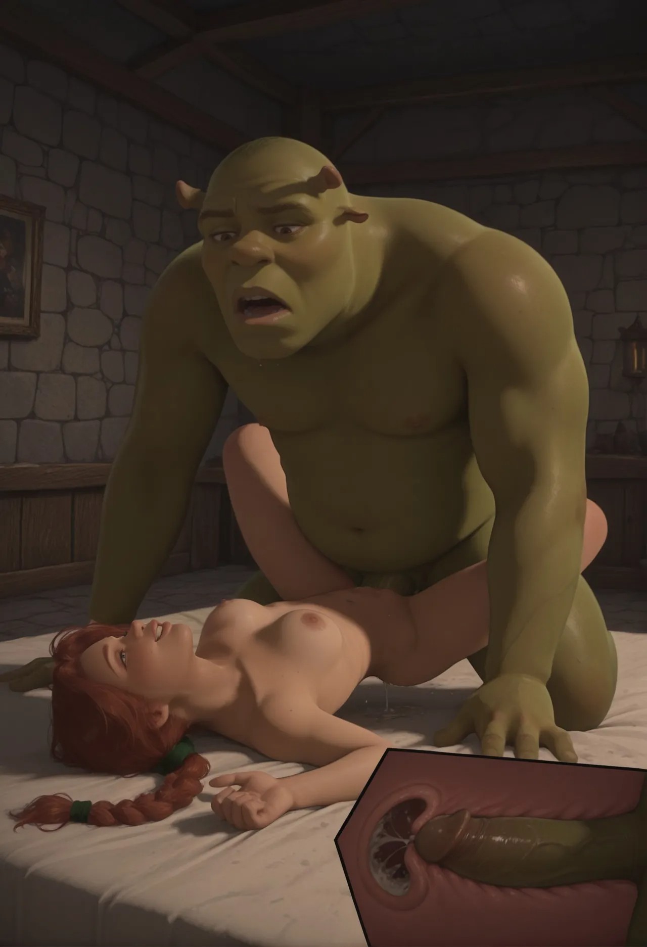 Shrek And Fiona  Hentai pt-br 53