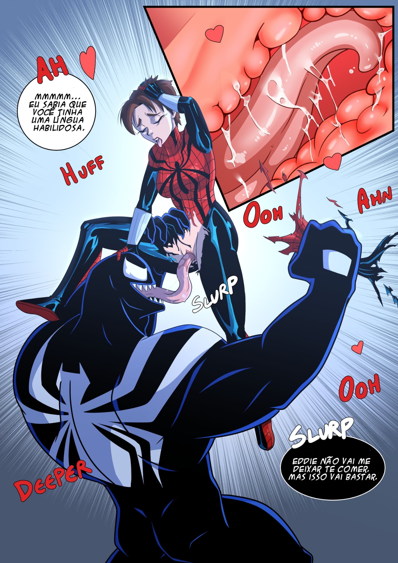 Spidergirl x Venom Hentai pt-br 03