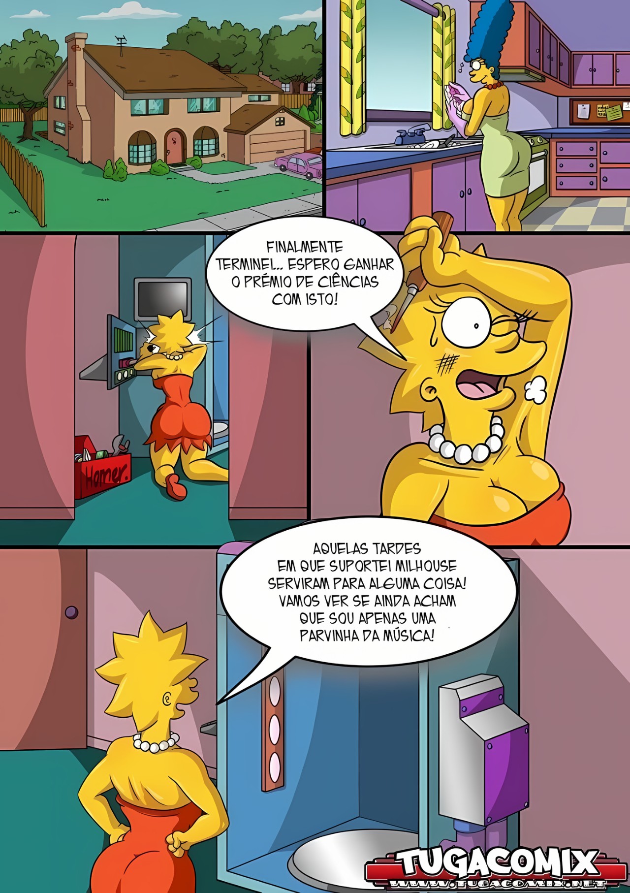 The Simpsons: Into The Multiverse Part 1 Hentai pt-br 02