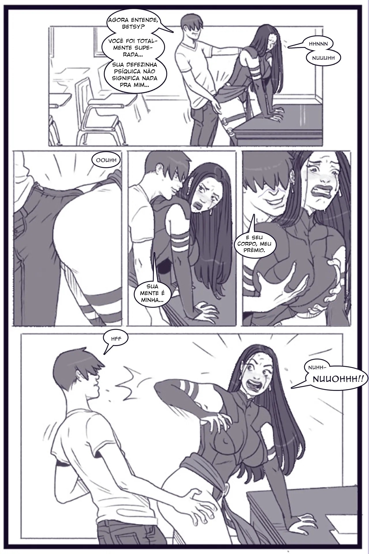 X Academy Bimbofied Hentai pt-br 14