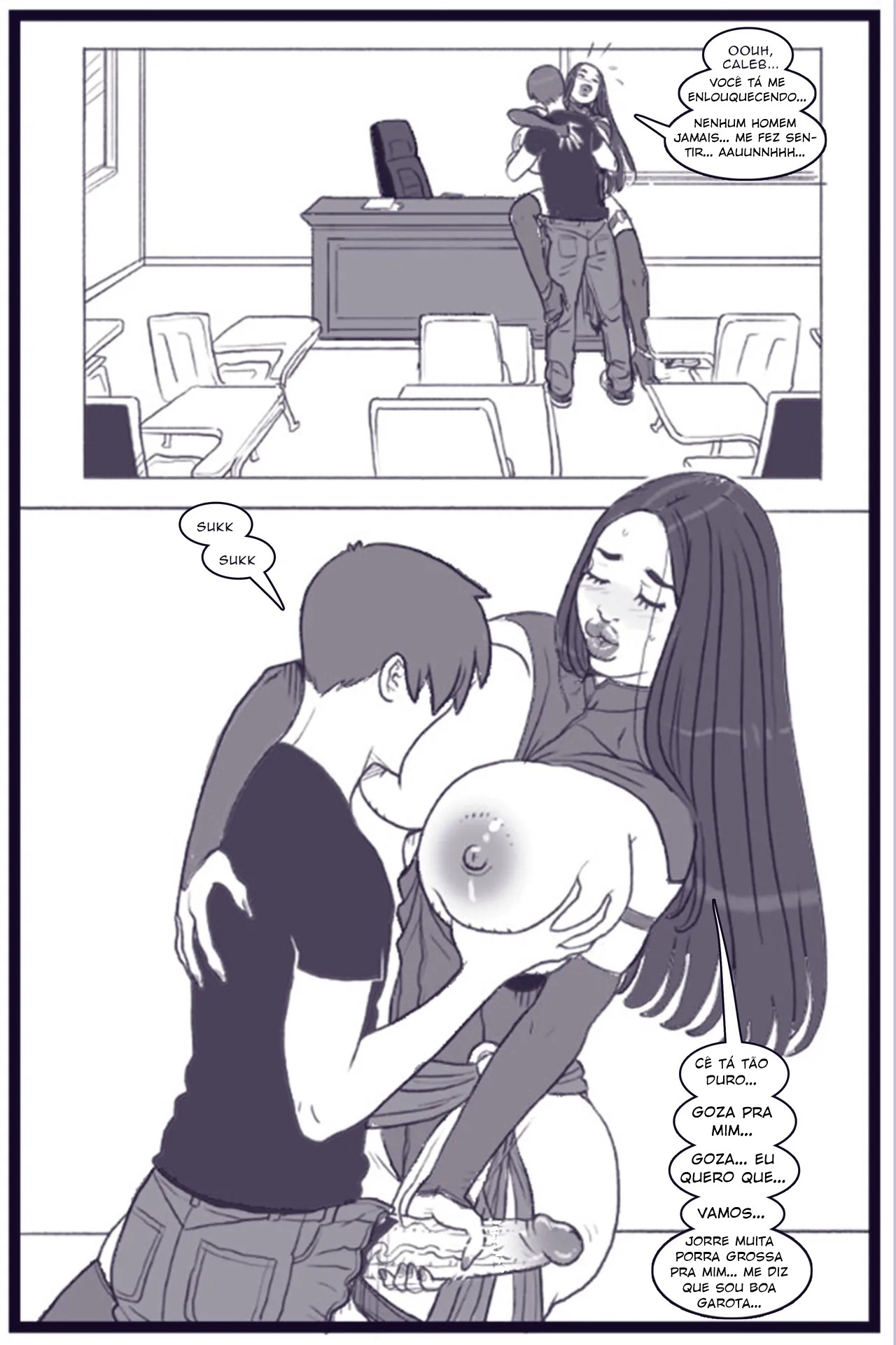 X Academy Bimbofied Hentai pt-br 43