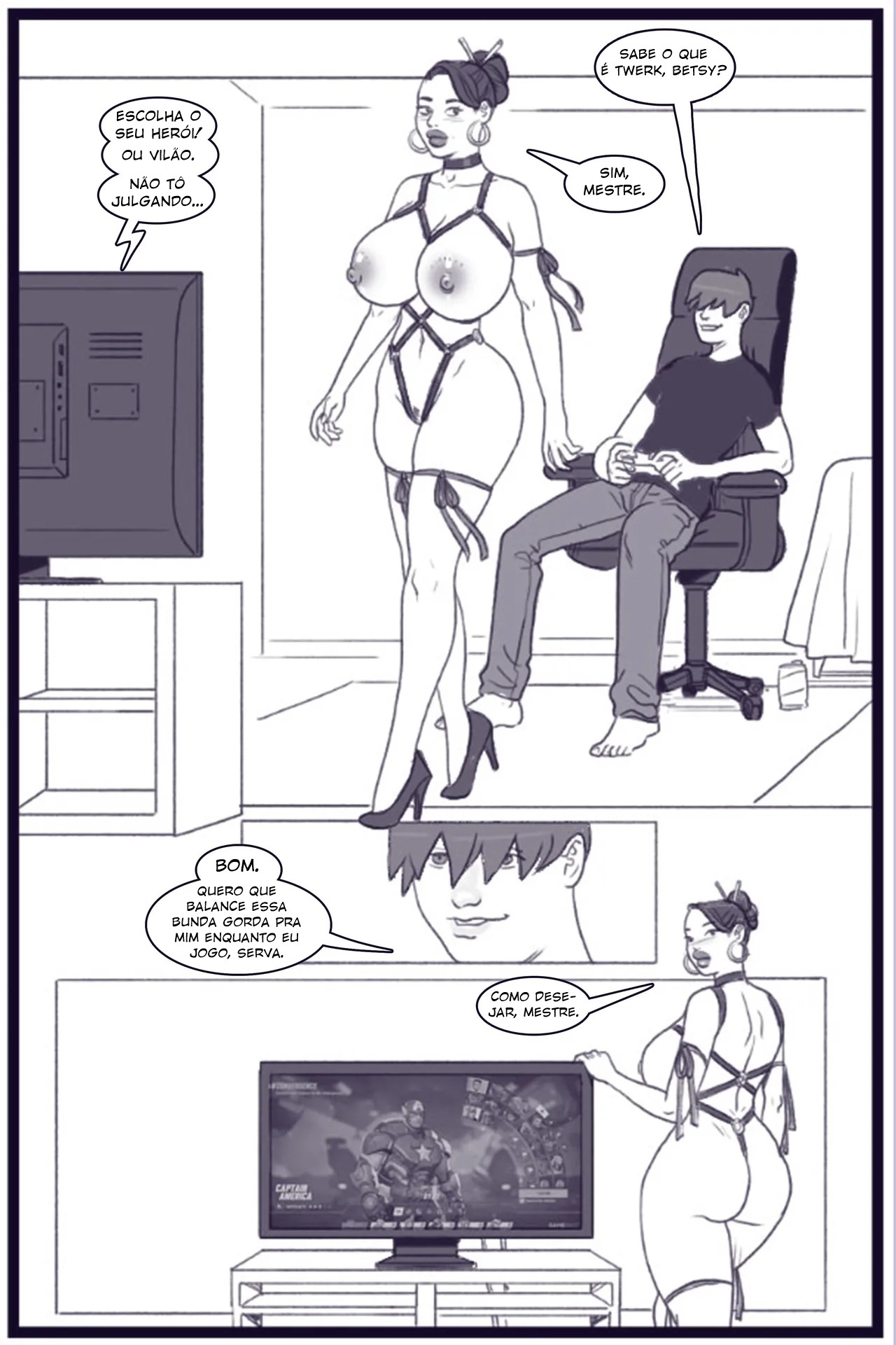 X Academy Bimbofied Hentai pt-br 50