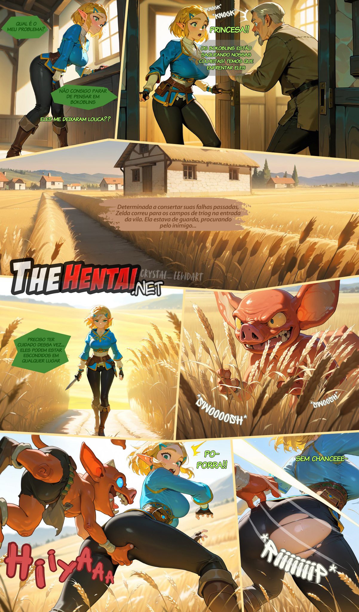 Zelda vs. Bokoblins Hentai pt-br 07