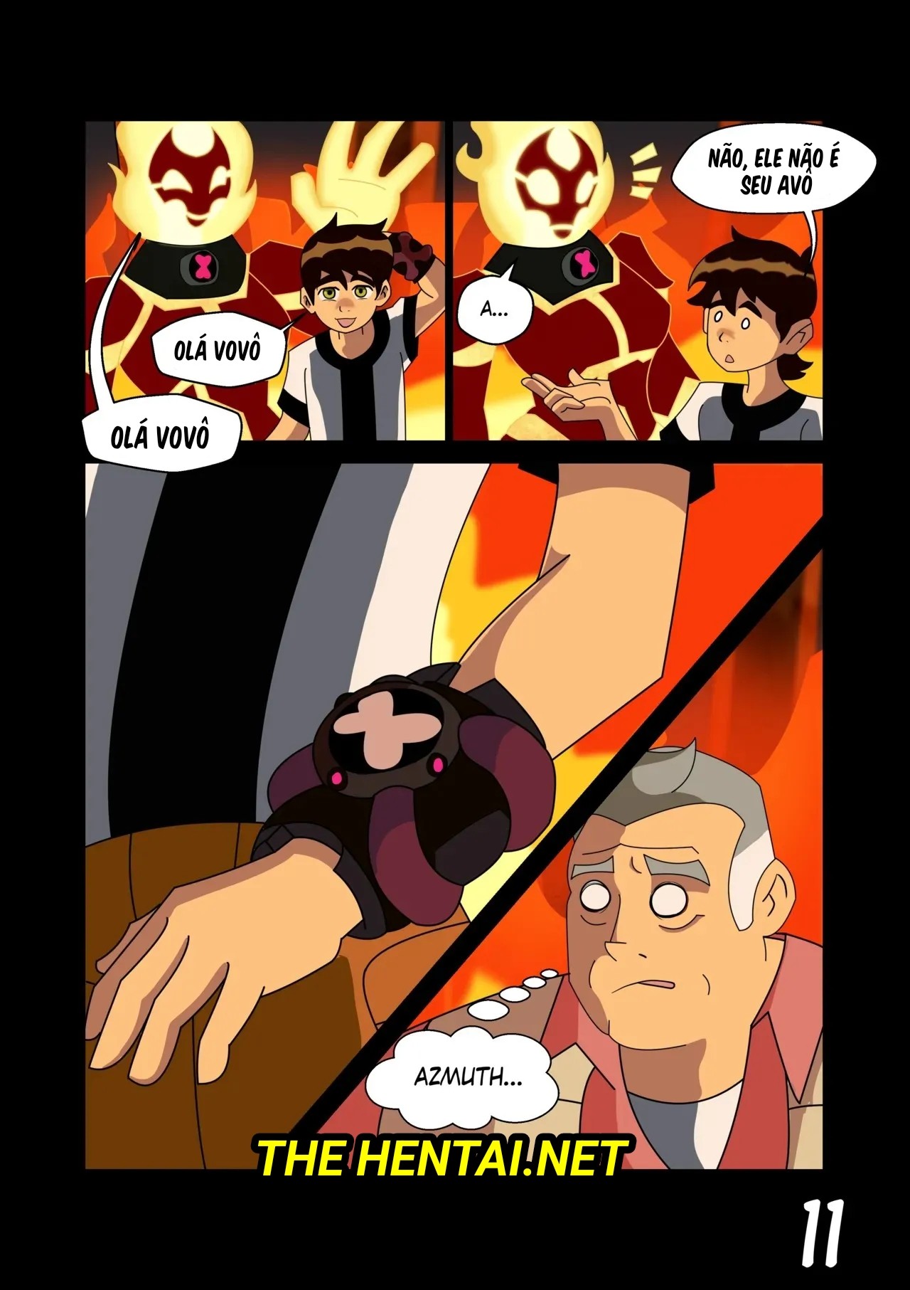 Ben 10: Chaquetrix Part 3 Hentai pt-br 12