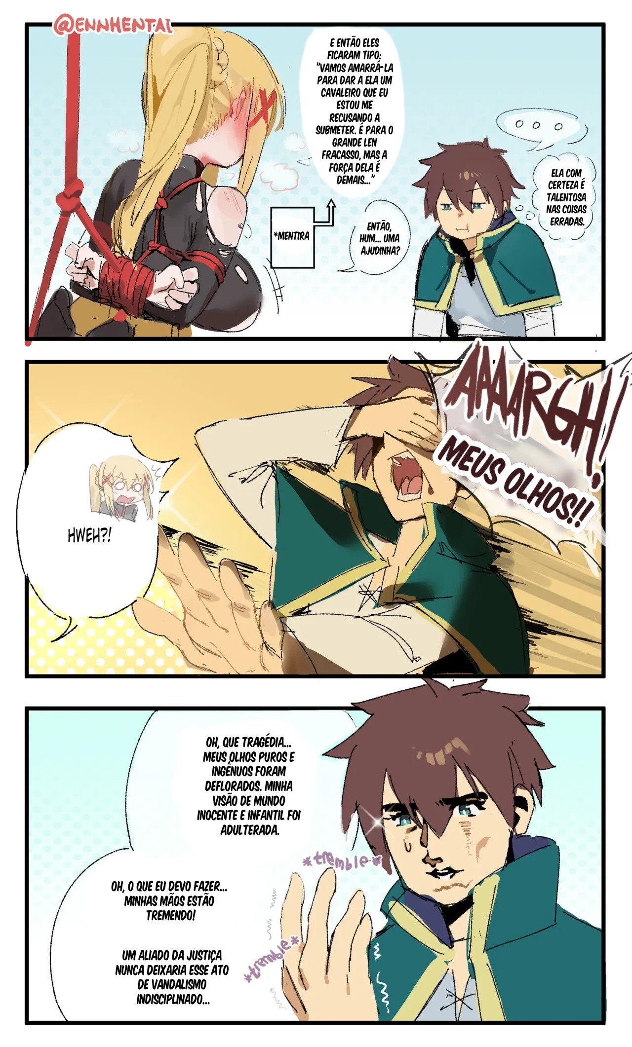 Dorkness x Kazuma Hentai pt-br 02