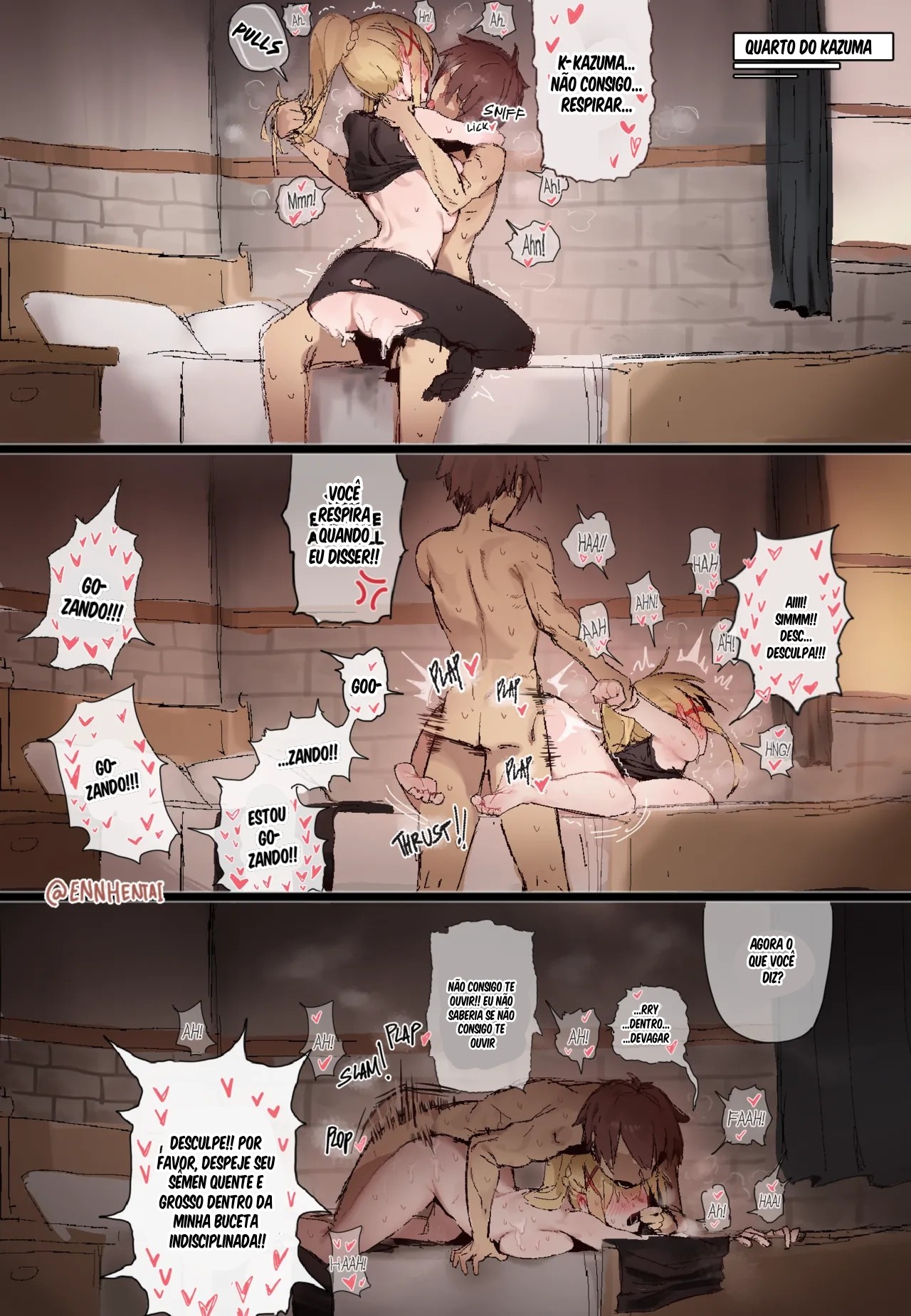 Dorkness x Kazuma Hentai pt-br 20