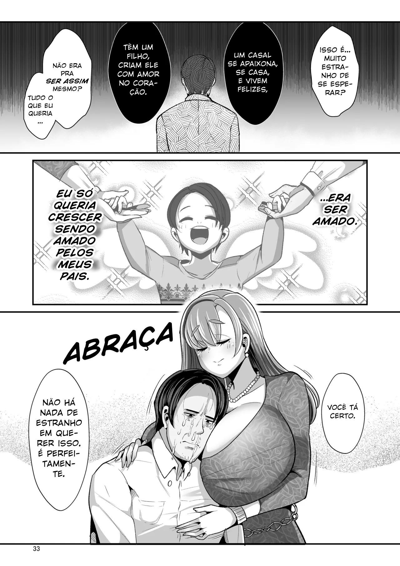 Her, My Younger Well-Endowed Stepmom, And Me, a Sill Old Guy Who's Only Ever Wanted To Be Loved Hentai pt-br 35