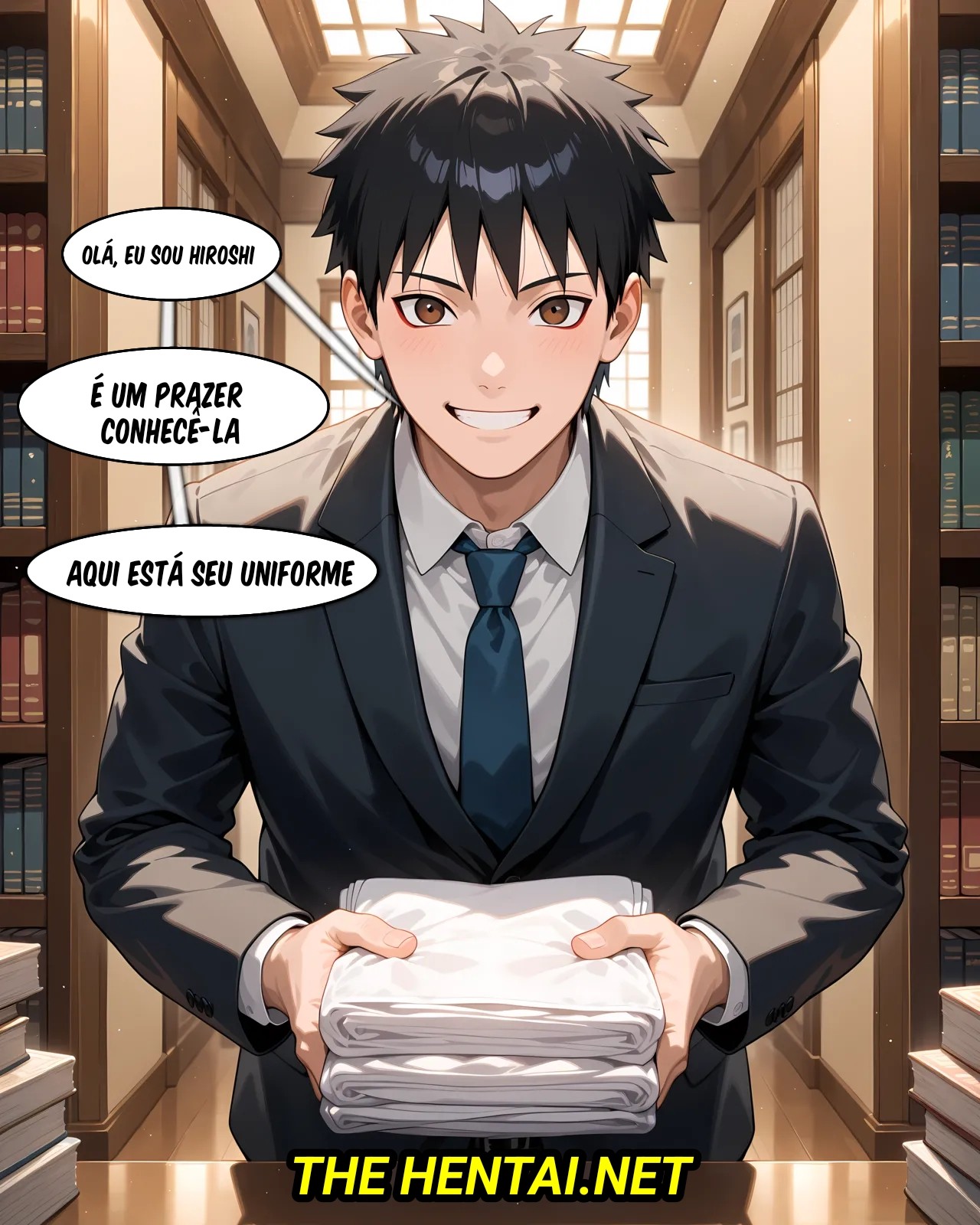 Hinata Librarian Slut Hentai pt-br 04