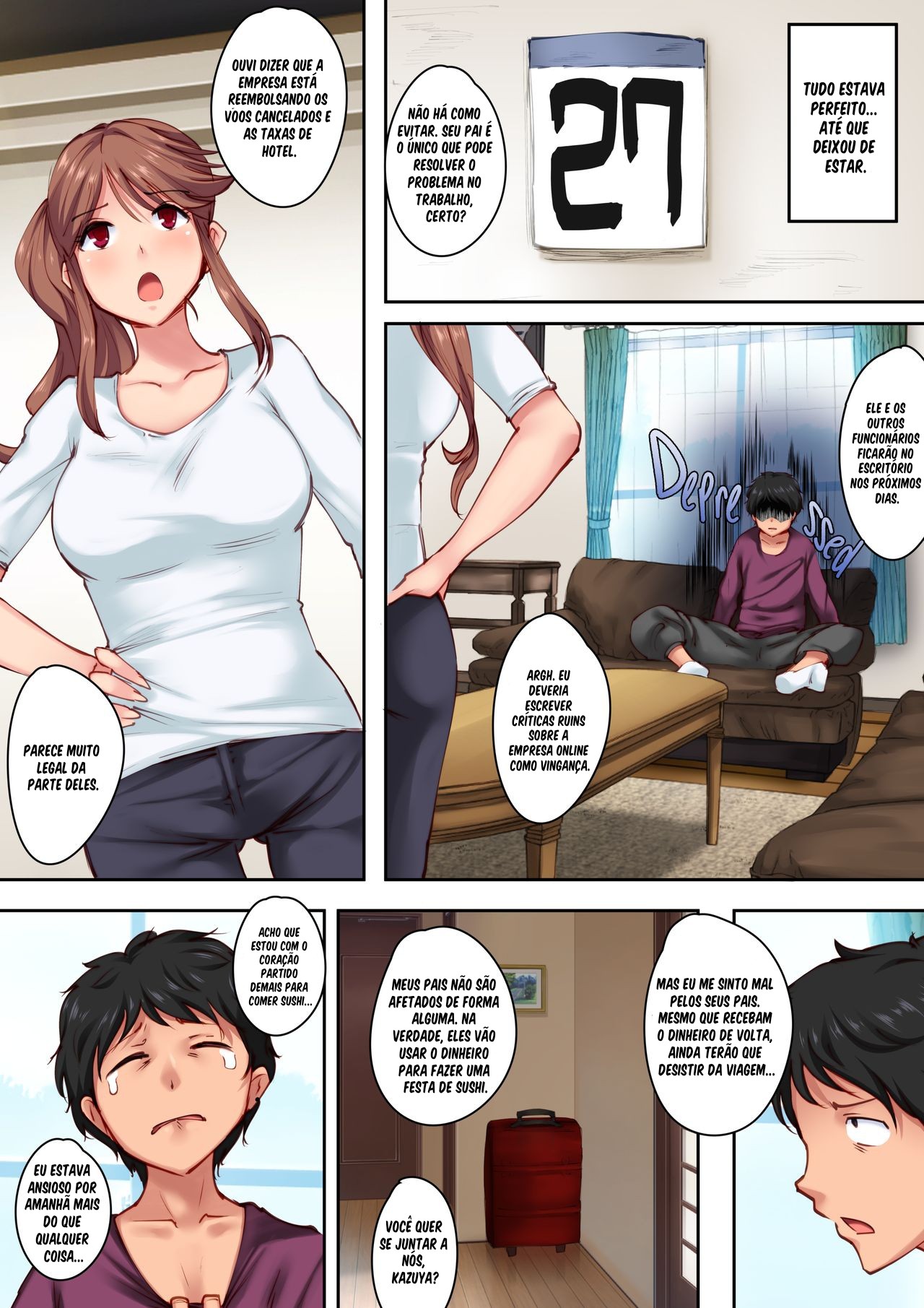 Home Alone Romp With My Childhood Friend Hentai pt-br 06