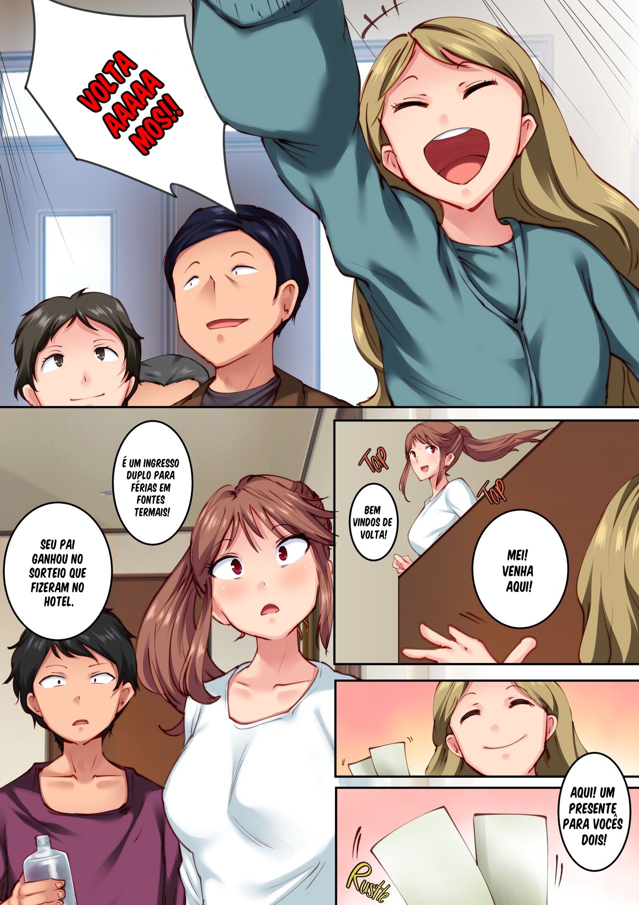 Home Alone Romp With My Childhood Friend Hentai pt-br 40