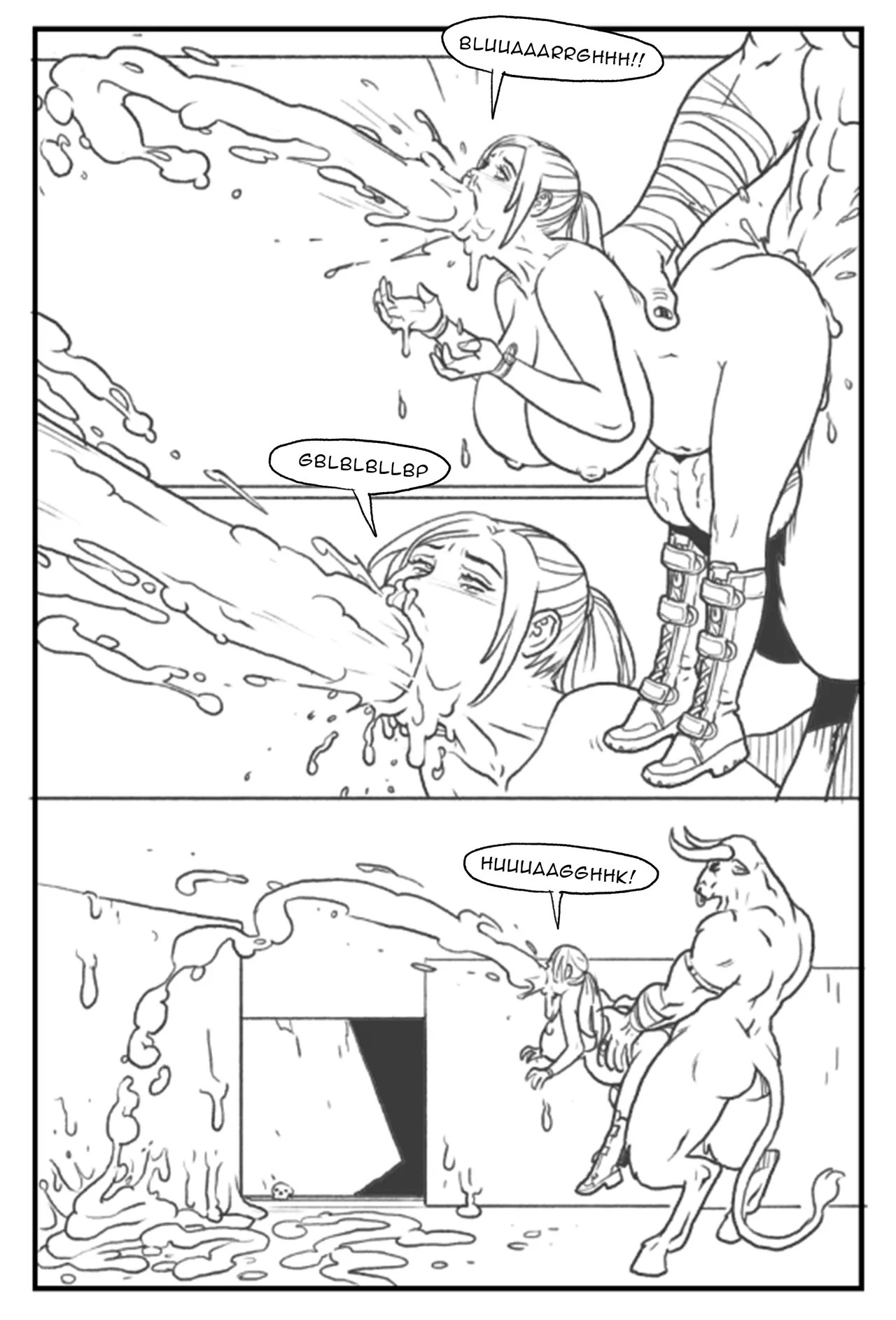 Lara Croft: Labyrinth Of The Minotaur Hentai pt-br 43