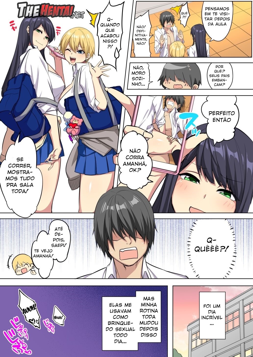 My Big Cock Is Getting Squeezed By Huge Breasted Bitch Gals!! Hentai pt-br 24