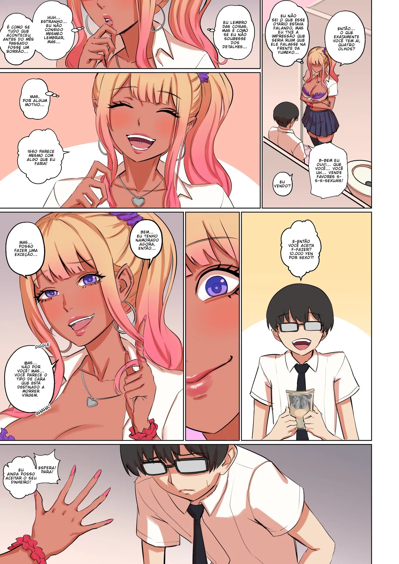 My Shy Best Friend Turned Into a Gal Girl Hentai pt-br 29
