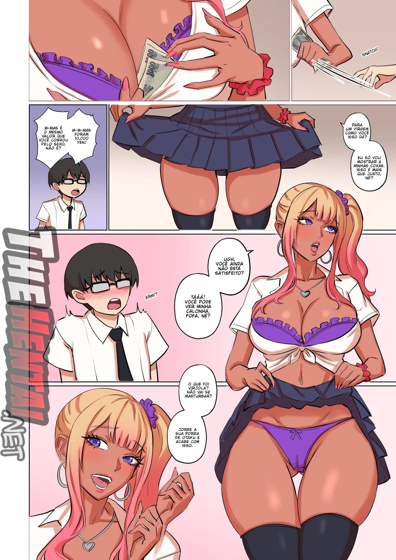 My Shy Best Friend Turned Into a Gal Girl Hentai pt-br 30