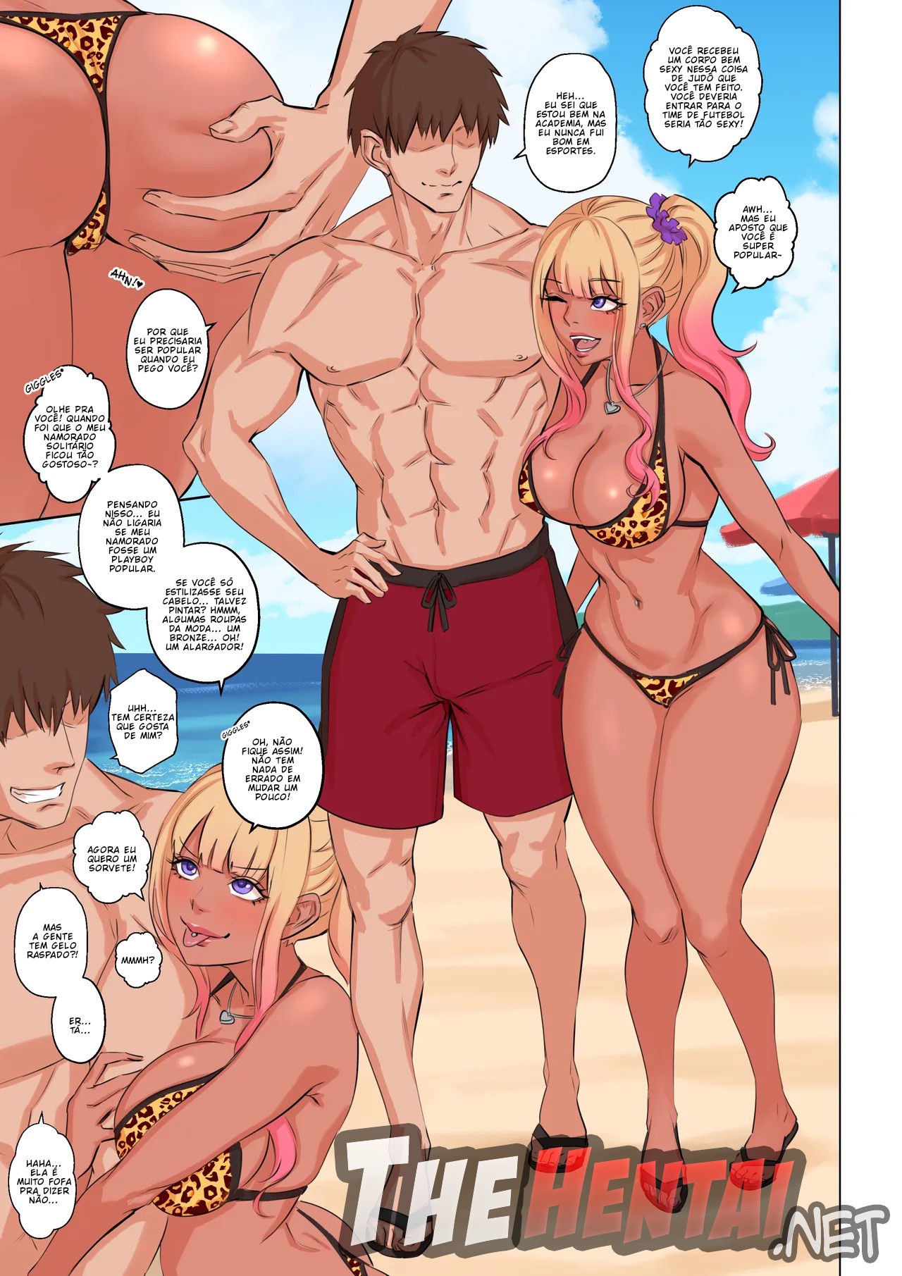 My Shy Best Friend Turned Into a Gal Girl Hentai pt-br 33
