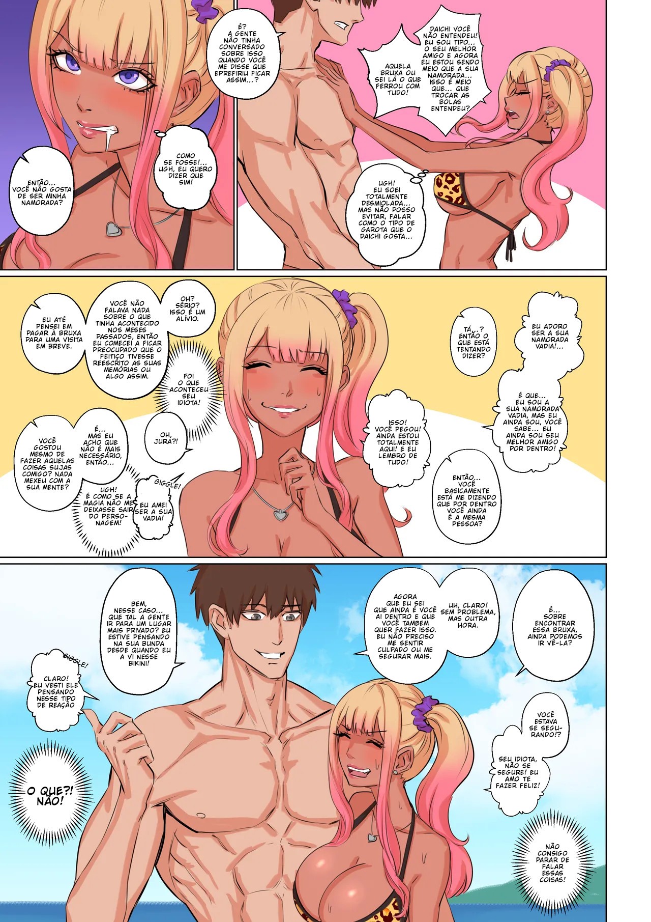 My Shy Best Friend Turned Into a Gal Girl Hentai pt-br 40