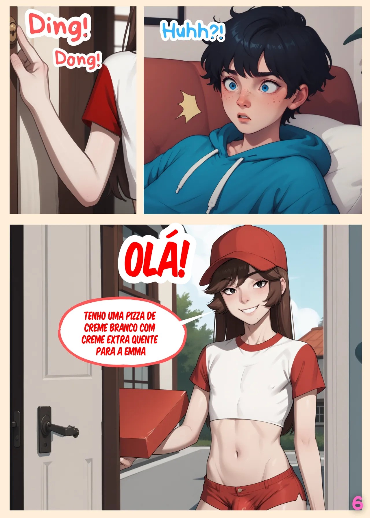 Pizza Delivery By Semaiana  Hentai pt-br 07