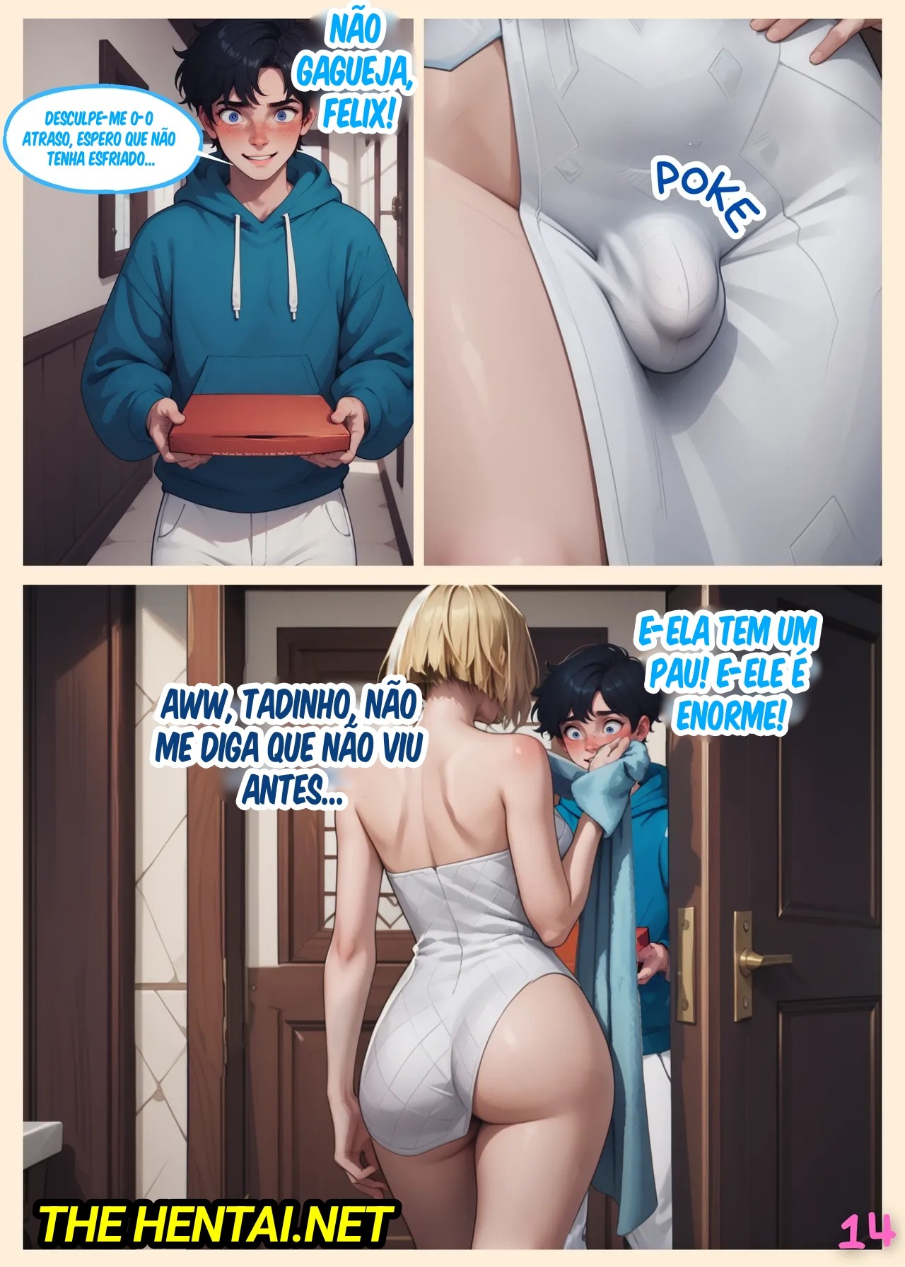 Pizza Delivery By Semaiana  Hentai pt-br 15