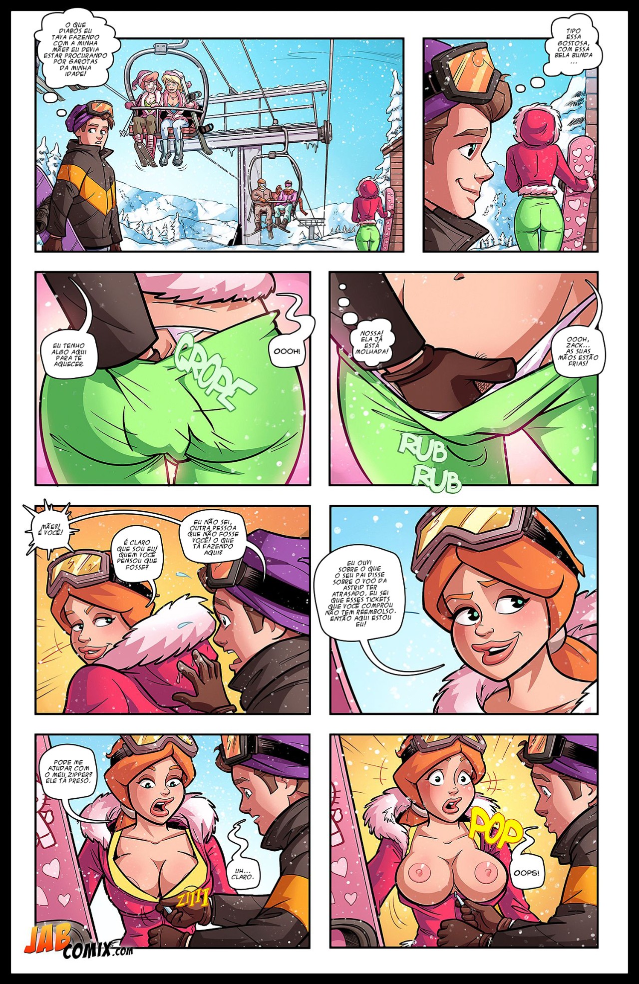 Snowed In By JABComix Hentai pt-br 11