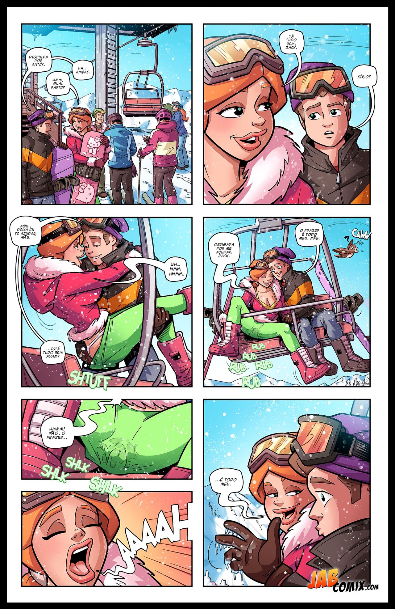 Snowed In By JABComix Hentai pt-br 12