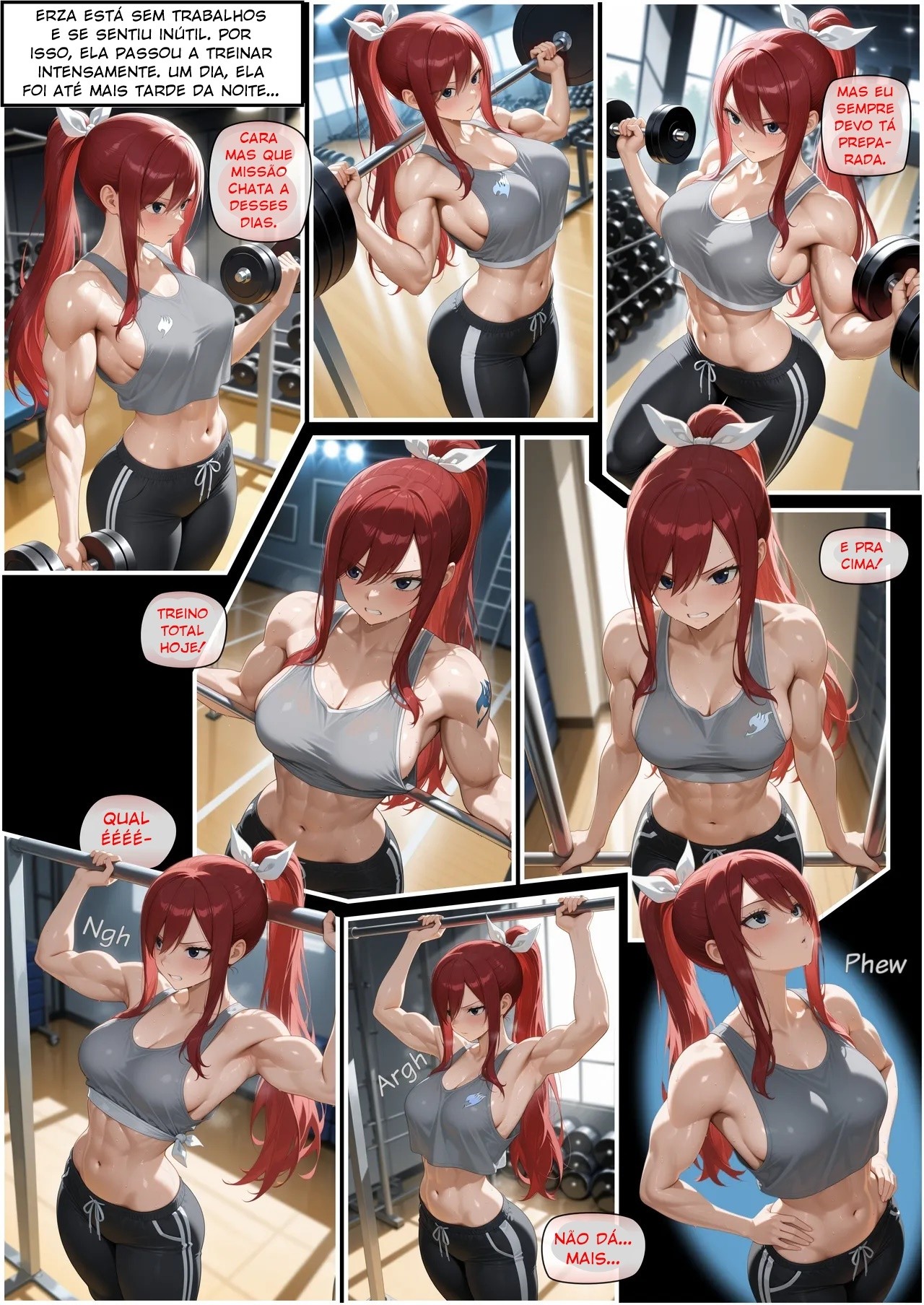 The Fervant Guild: Exhausted Erza Hentai pt-br 02