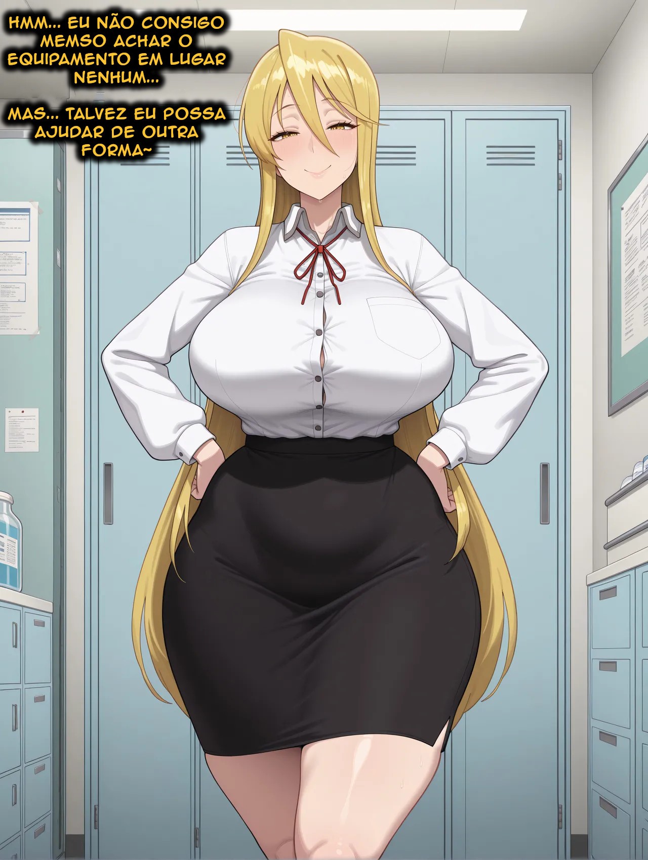 AI Generated: Marikawa Shizuka Hentai pt-br 14