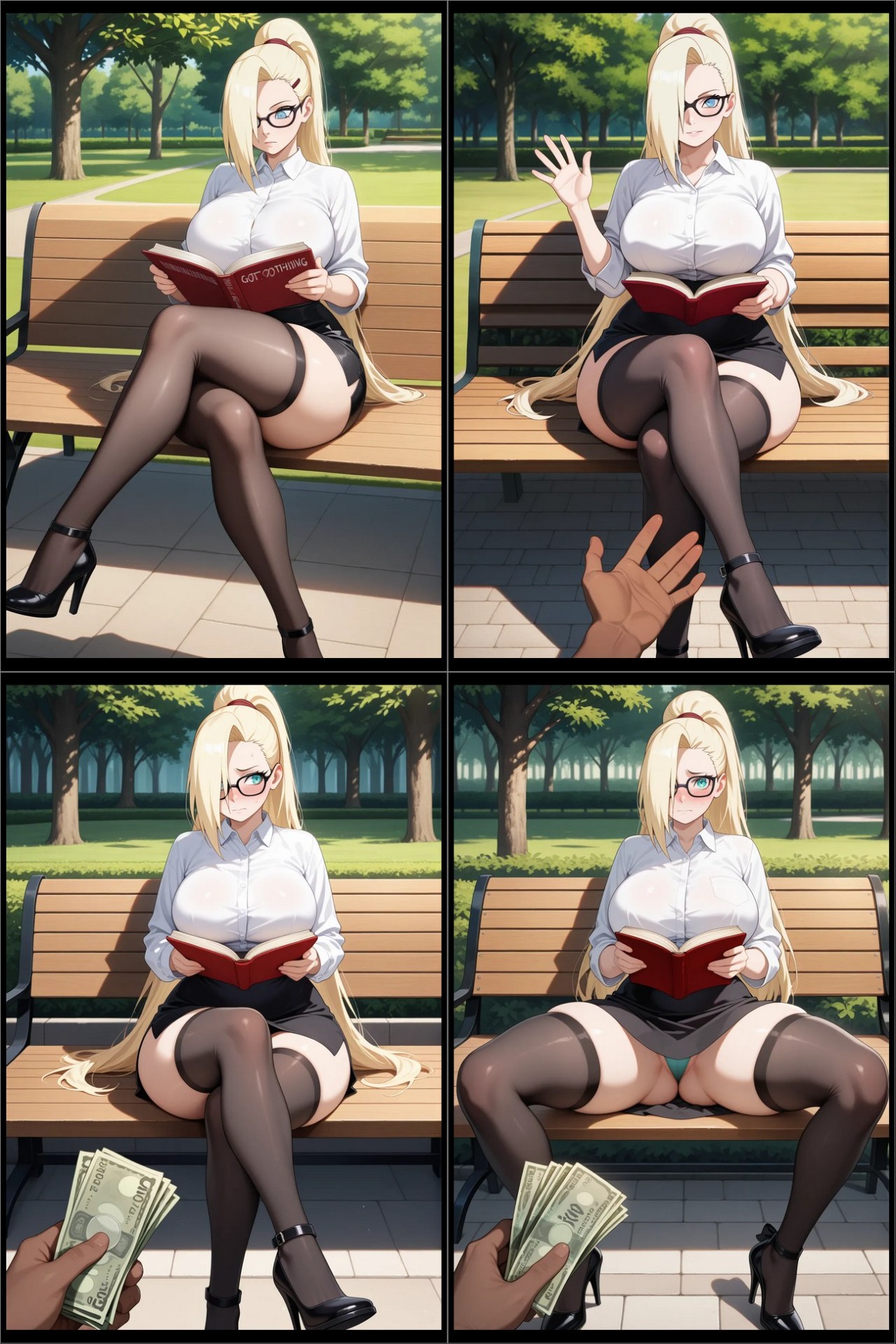  Ambiguous Imagination: Ino Yamanaka x BBC Hentai pt-br 01