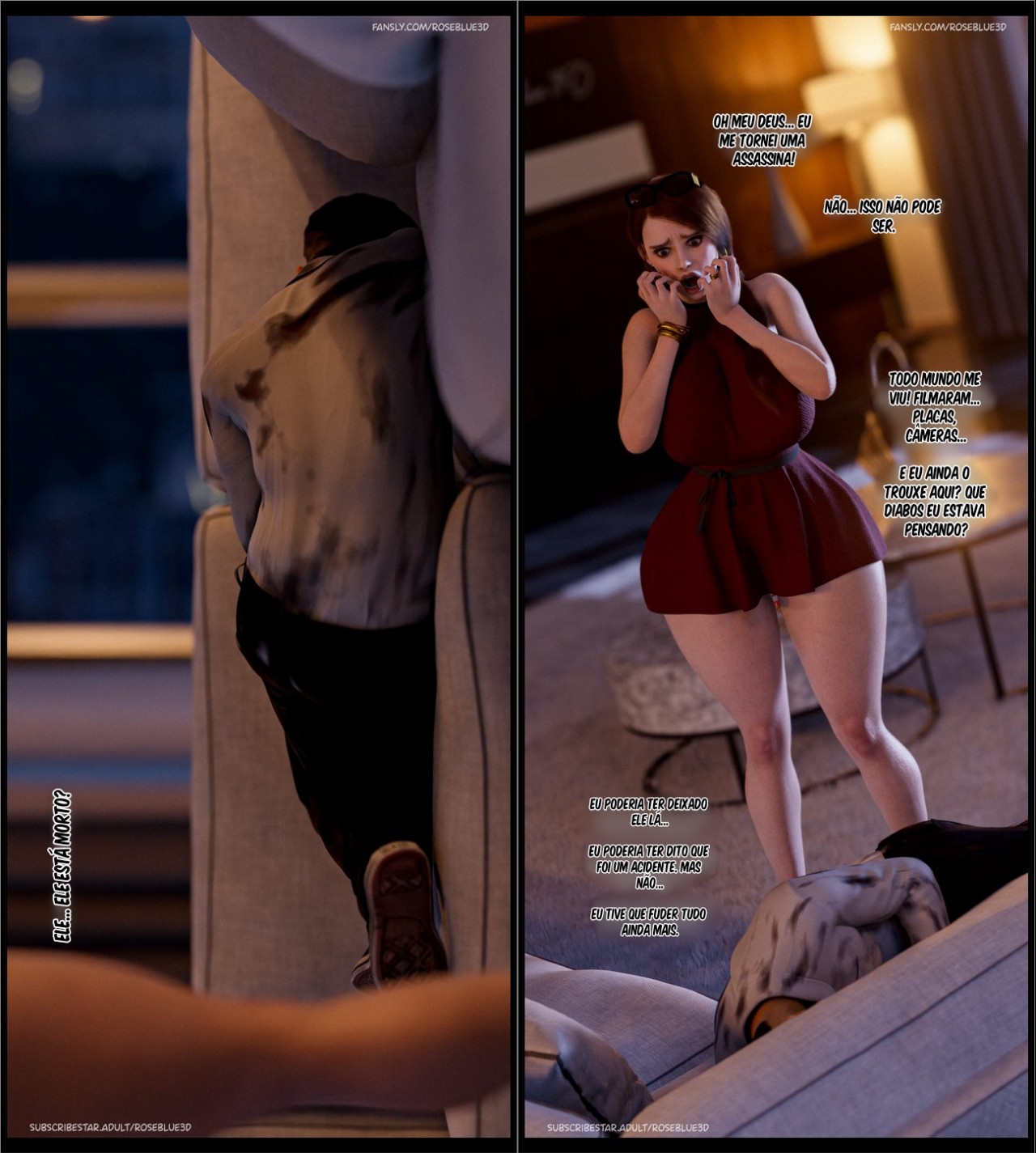 Dismissed By Rose Blue 3D Hentai pt-br 16