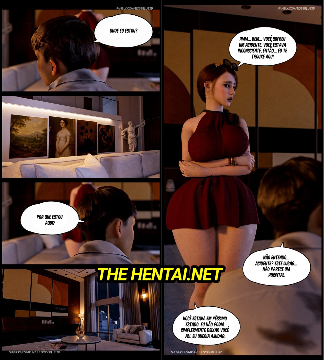 Dismissed By Rose Blue 3D Hentai pt-br 20