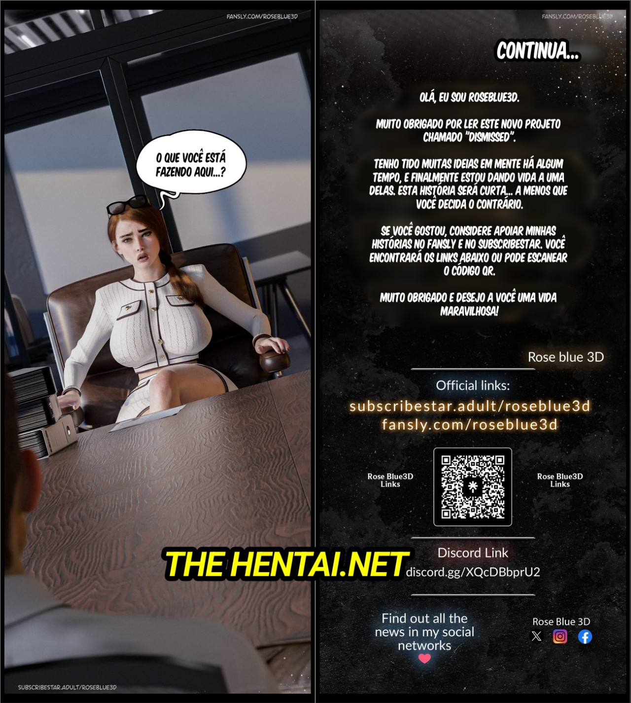 Dismissed By Rose Blue 3D Hentai pt-br 56