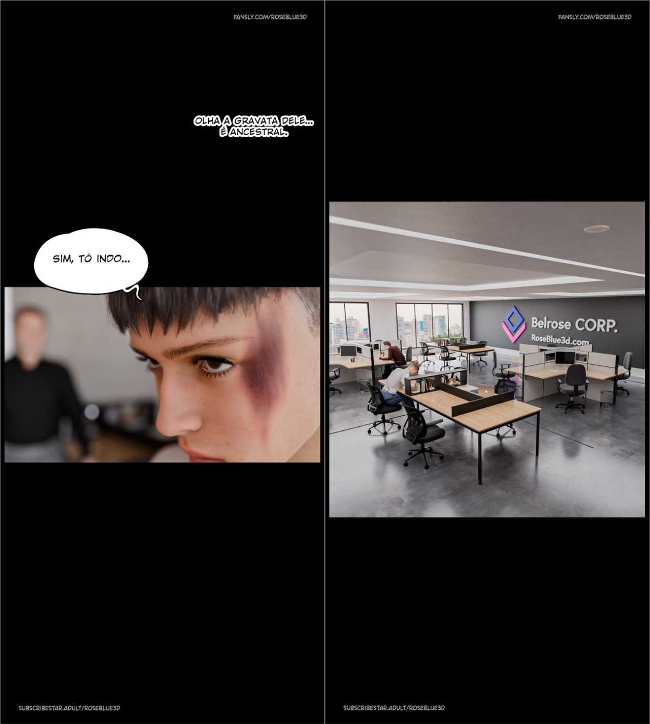 Dismissed By Rose Blue 3D Part 2 Hentai pt-br 14