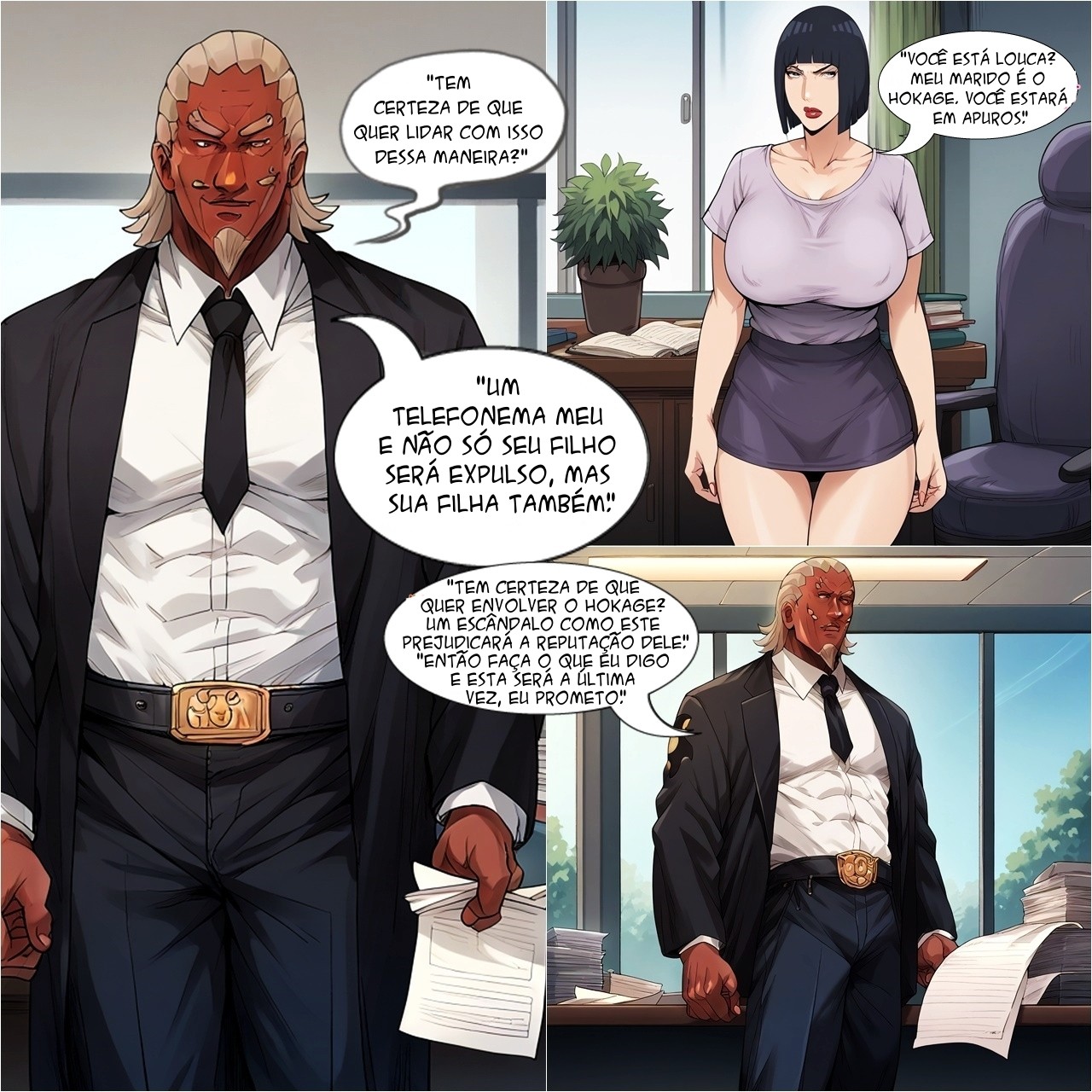 HINATA: SCHOOL MOM Hentai pt-br 12