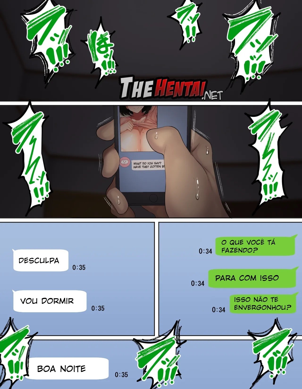 I fucked his friend instead Hentai pt-br 30