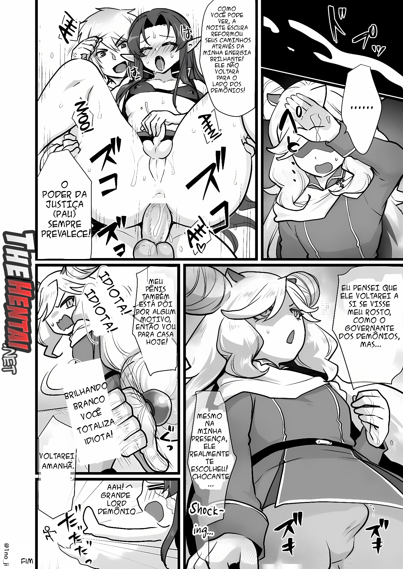 Maou-gun no Moto Kanbu ga Yuusha ni Makete Mesu ni Sareru Hanashi Part 2 Hentai pt-br 13