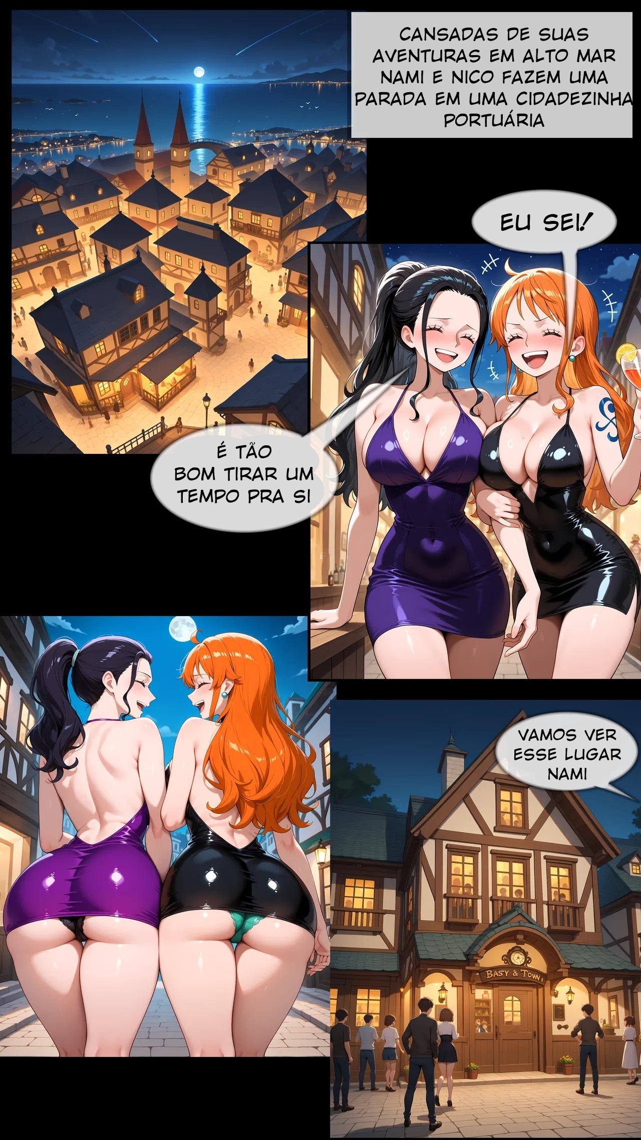 Nico And Nami: Tipsy Sluts Hentai pt-br 02