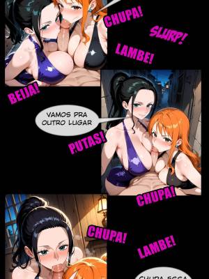 Nico And Nami: Tipsy Sluts Hentai pt-br 05
