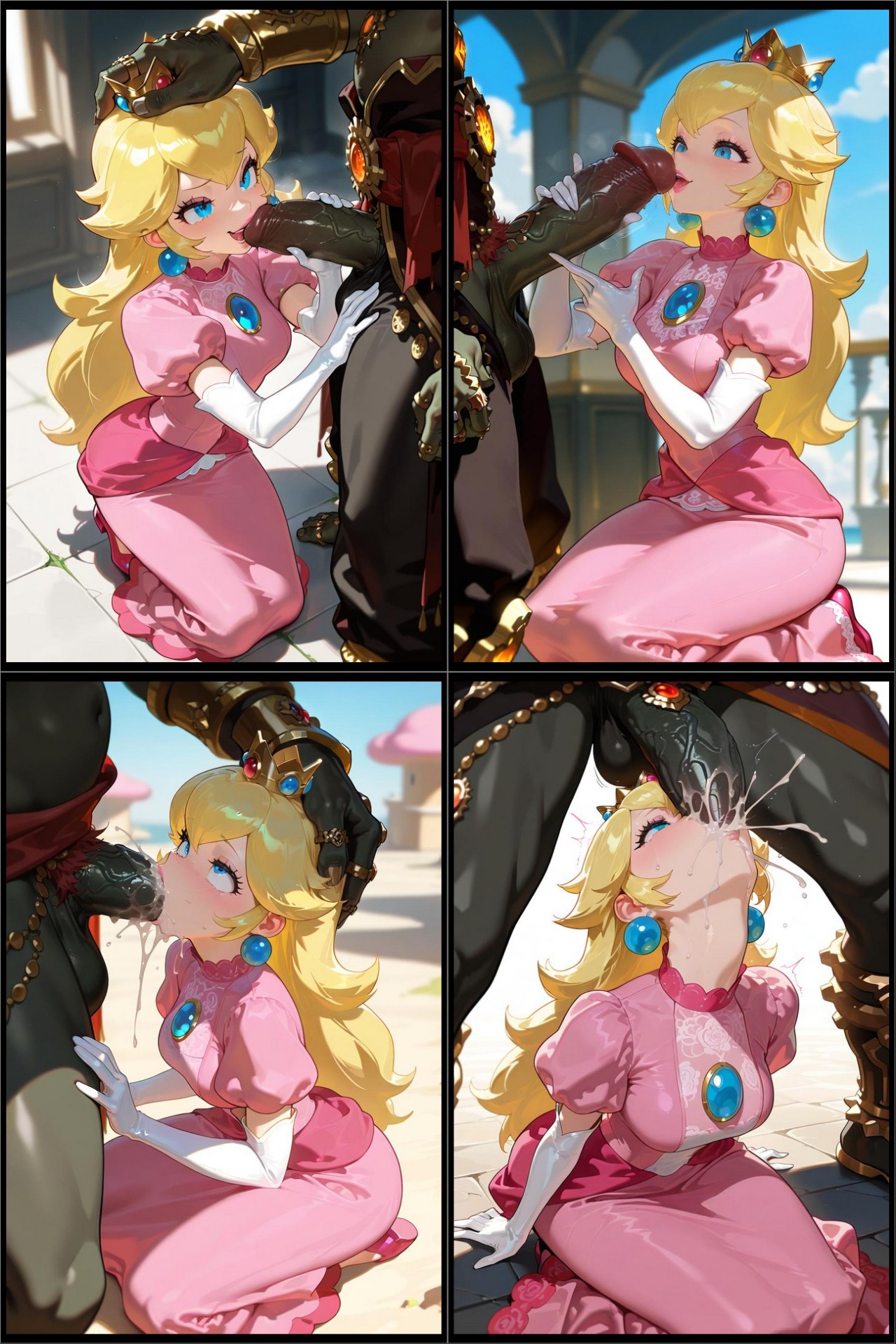Princess Peach By ZhuYuan'sChair Hentai pt-br 19