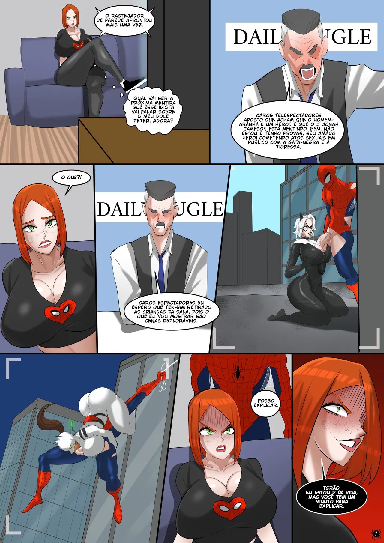 Spider-Man: Birth Of The Redtigress  Hentai pt-br 02