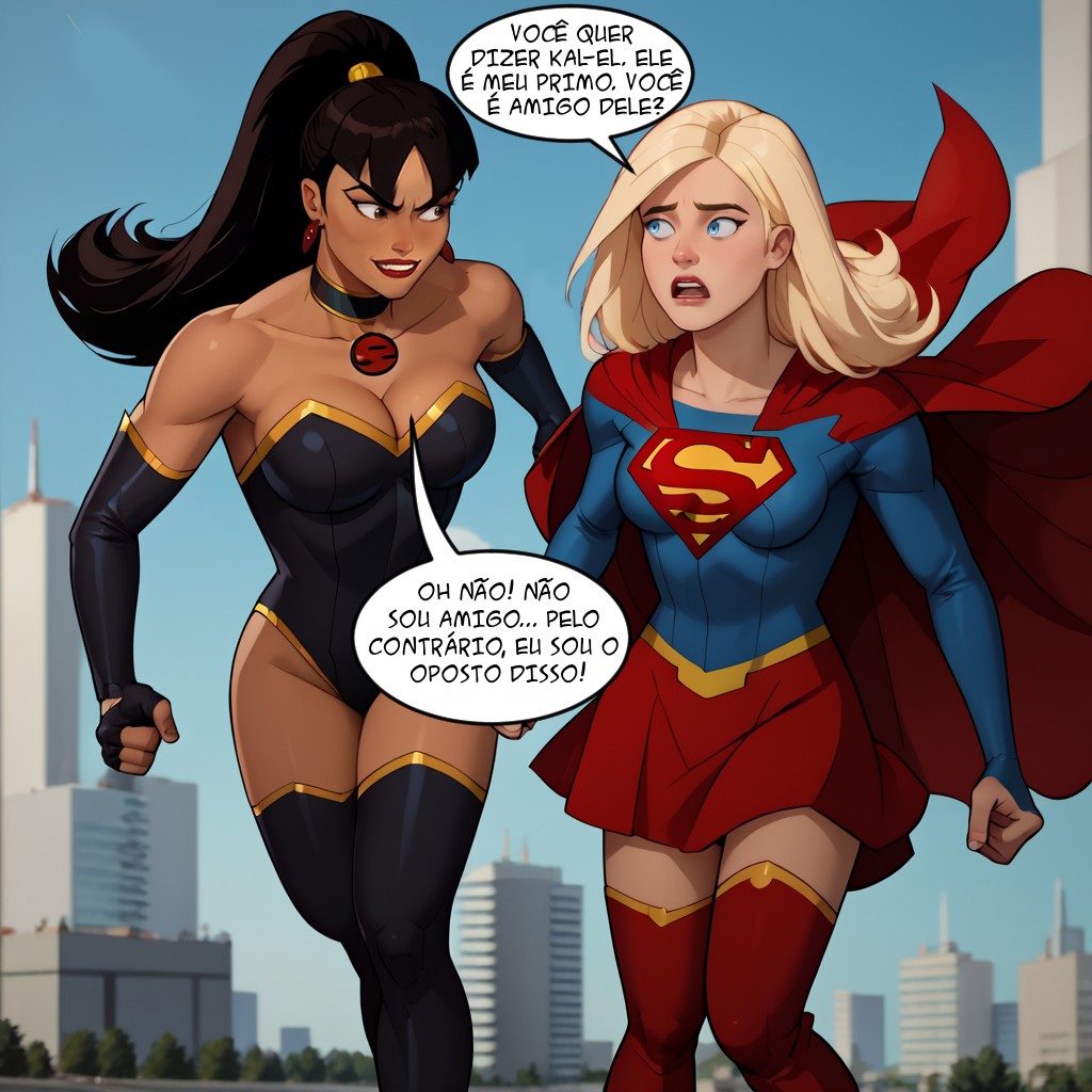 Supergirl: Imprisoned By The Lasso Of Submission Hentai pt-br 03
