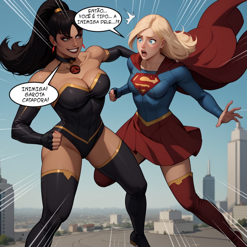 Supergirl: Imprisoned By The Lasso Of Submission Hentai pt-br 04