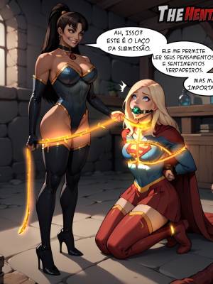 Supergirl: Imprisoned By The Lasso Of Submission Hentai pt-br 08