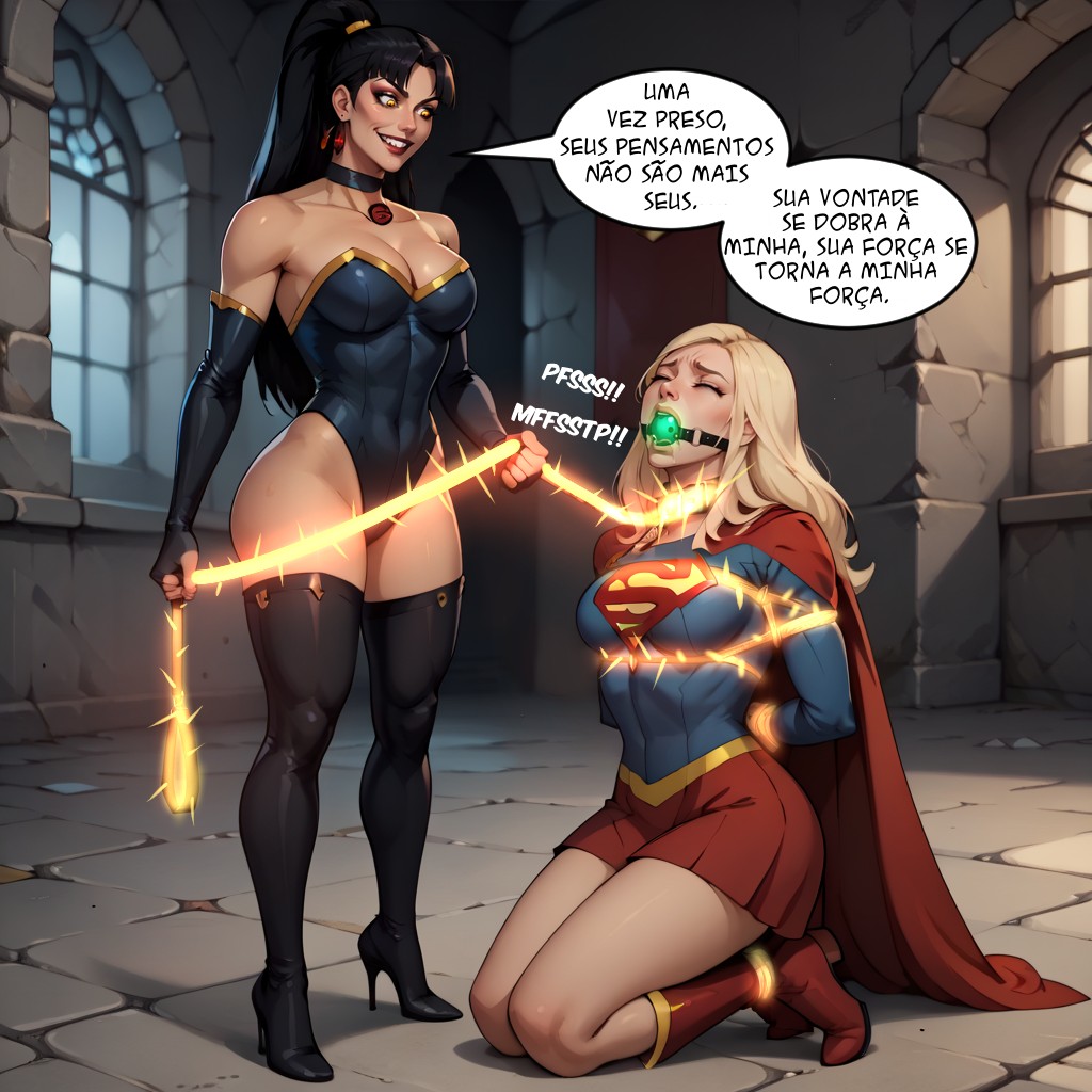 Supergirl: Imprisoned By The Lasso Of Submission Hentai pt-br 10