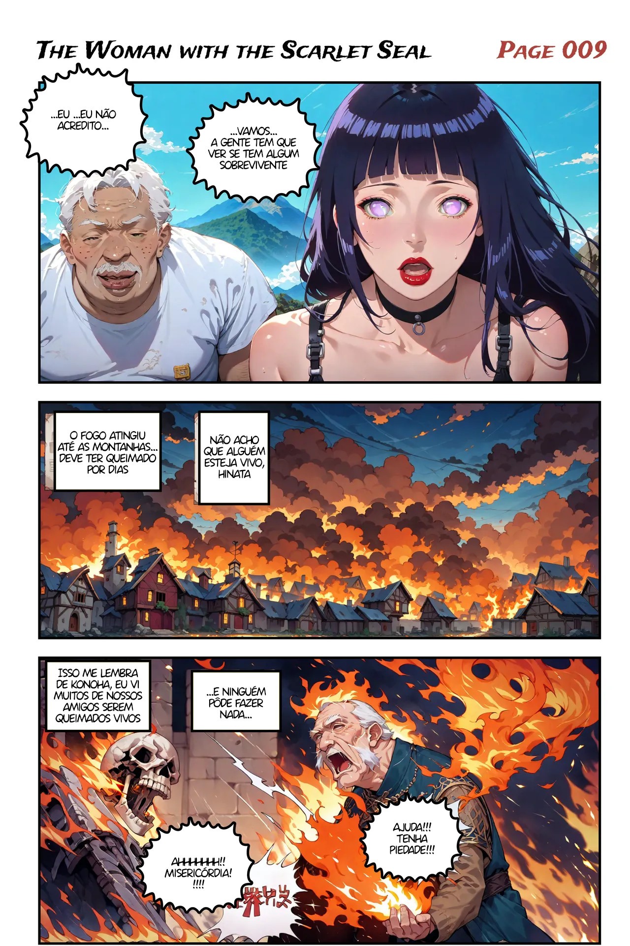 The Woman With The Scarlet Seal: Hinata  Hentai pt-br 10