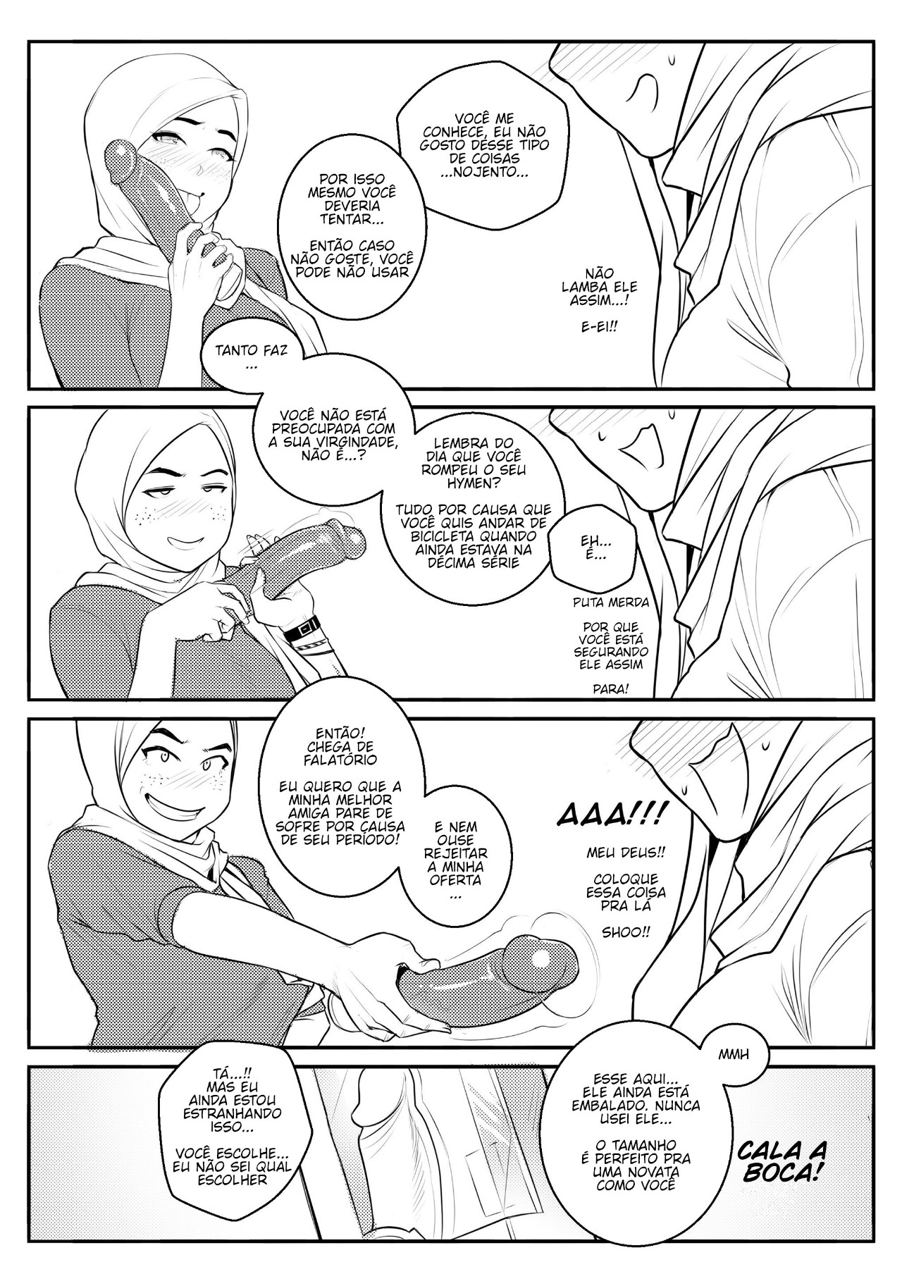Wet By Hijabolic Hentai pt-br 20