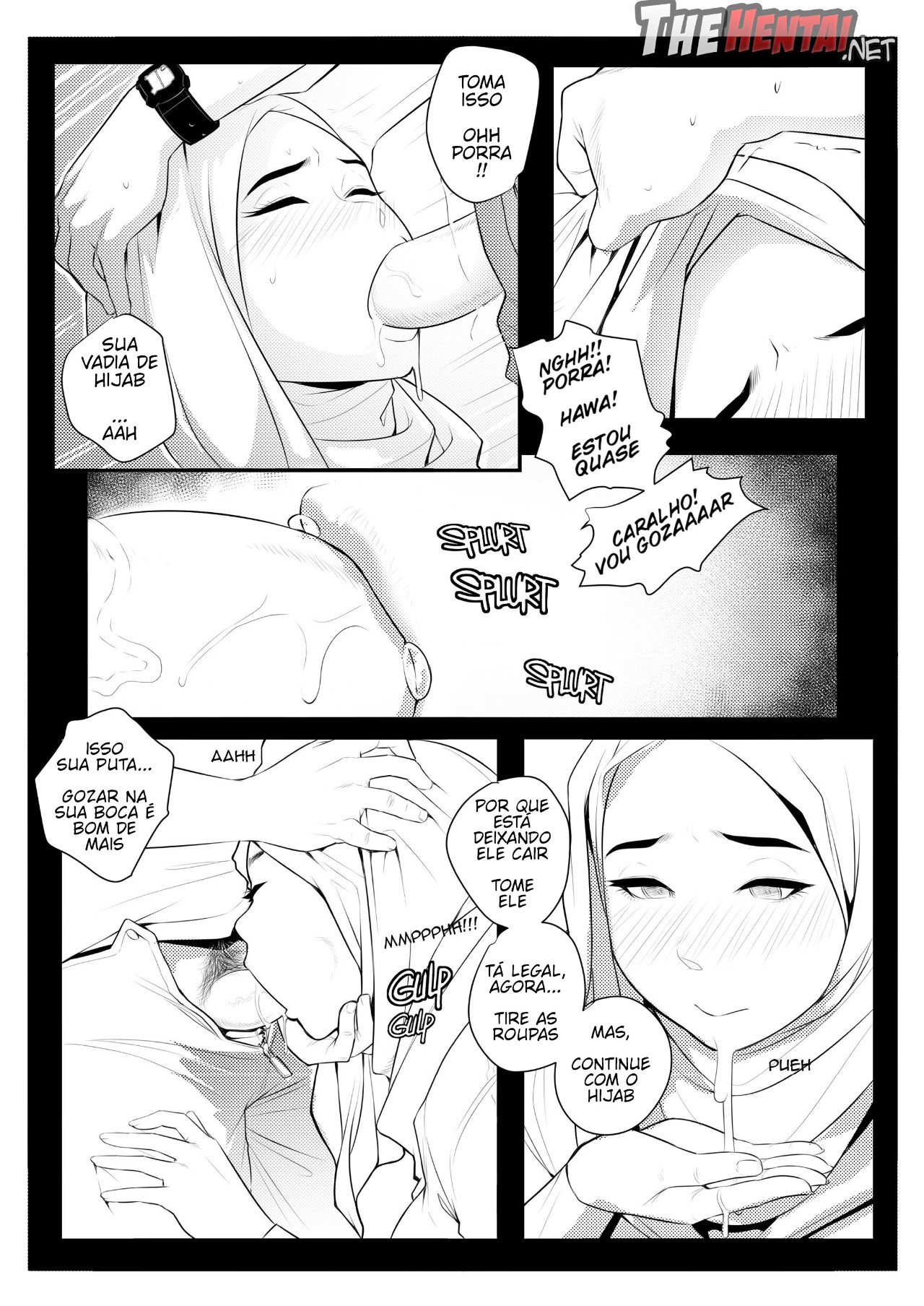 Wet By Hijabolic Hentai pt-br 30