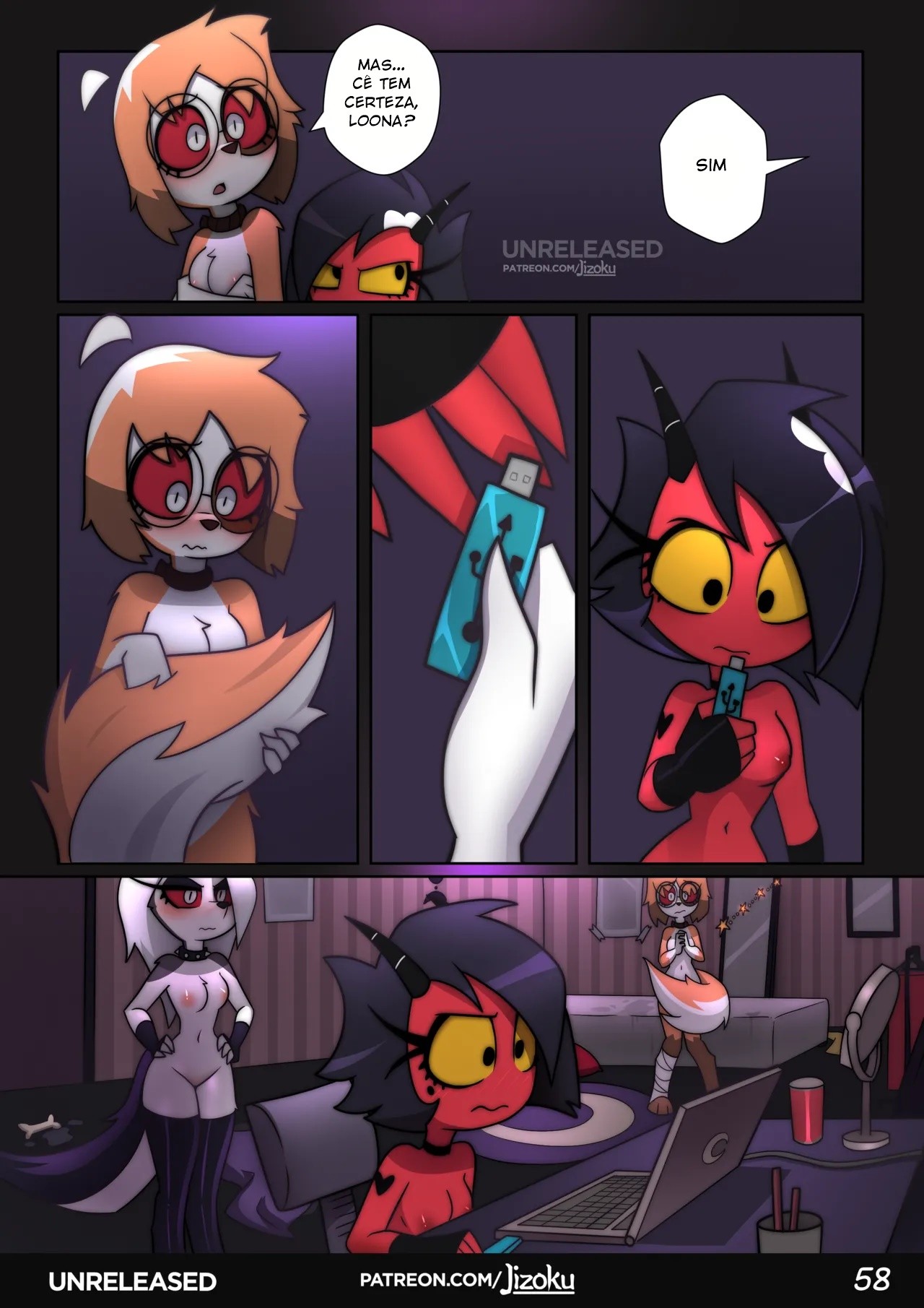 A Night With Loona Part 2  Hentai pt-br 65
