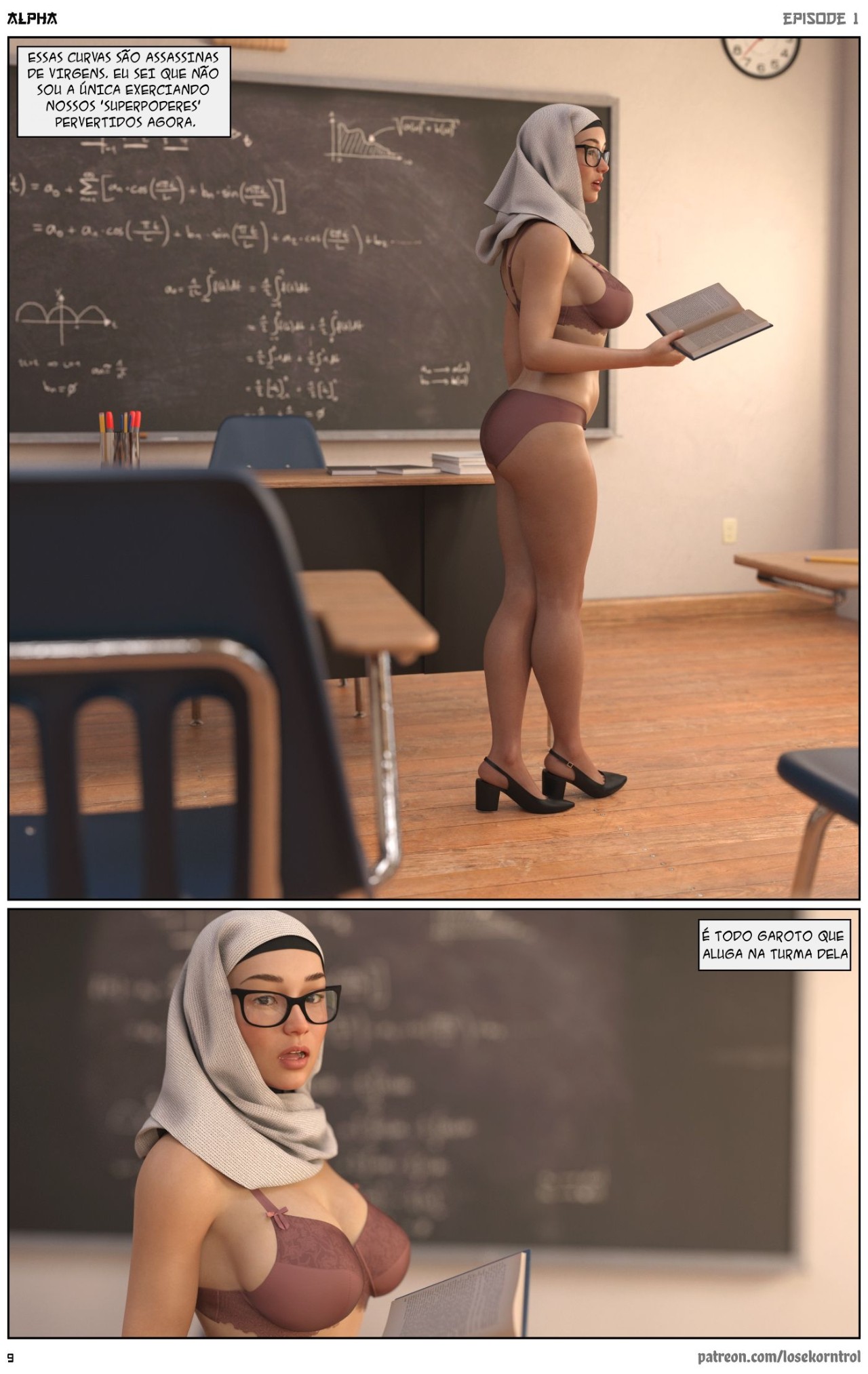 Alpha By Hijab 3DX Hentai pt-br 09